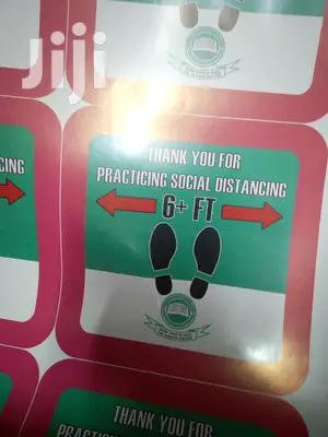 Sticky Floor Signage