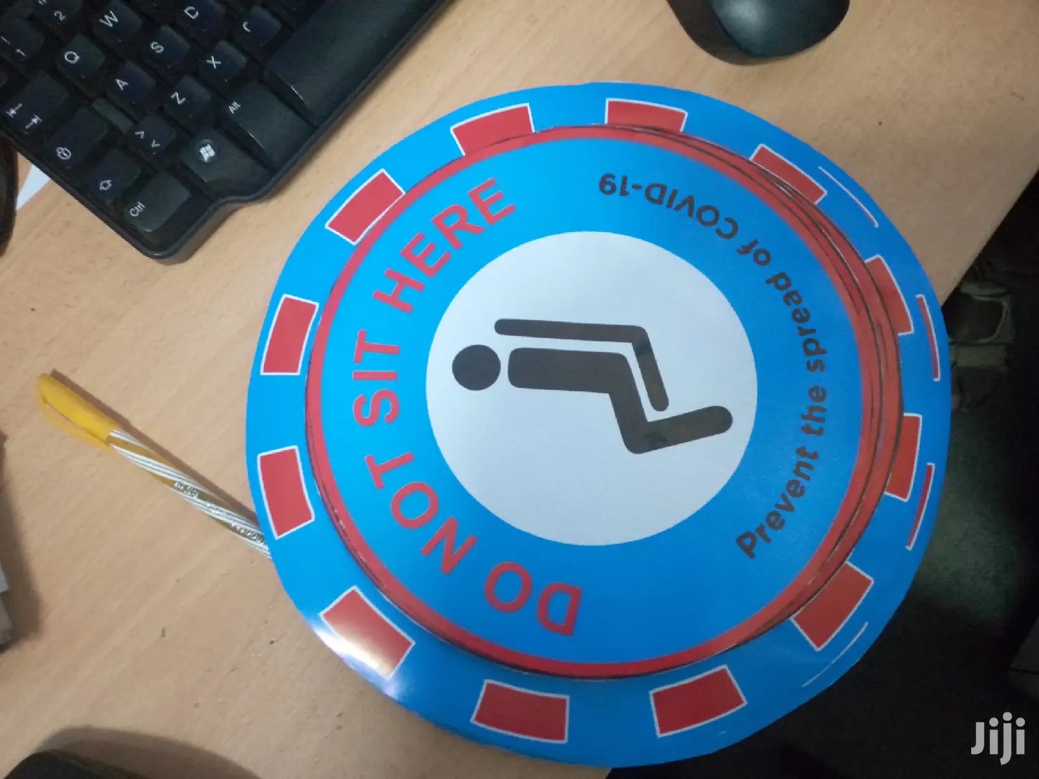 School Floor Sticker Do Not Sit Here