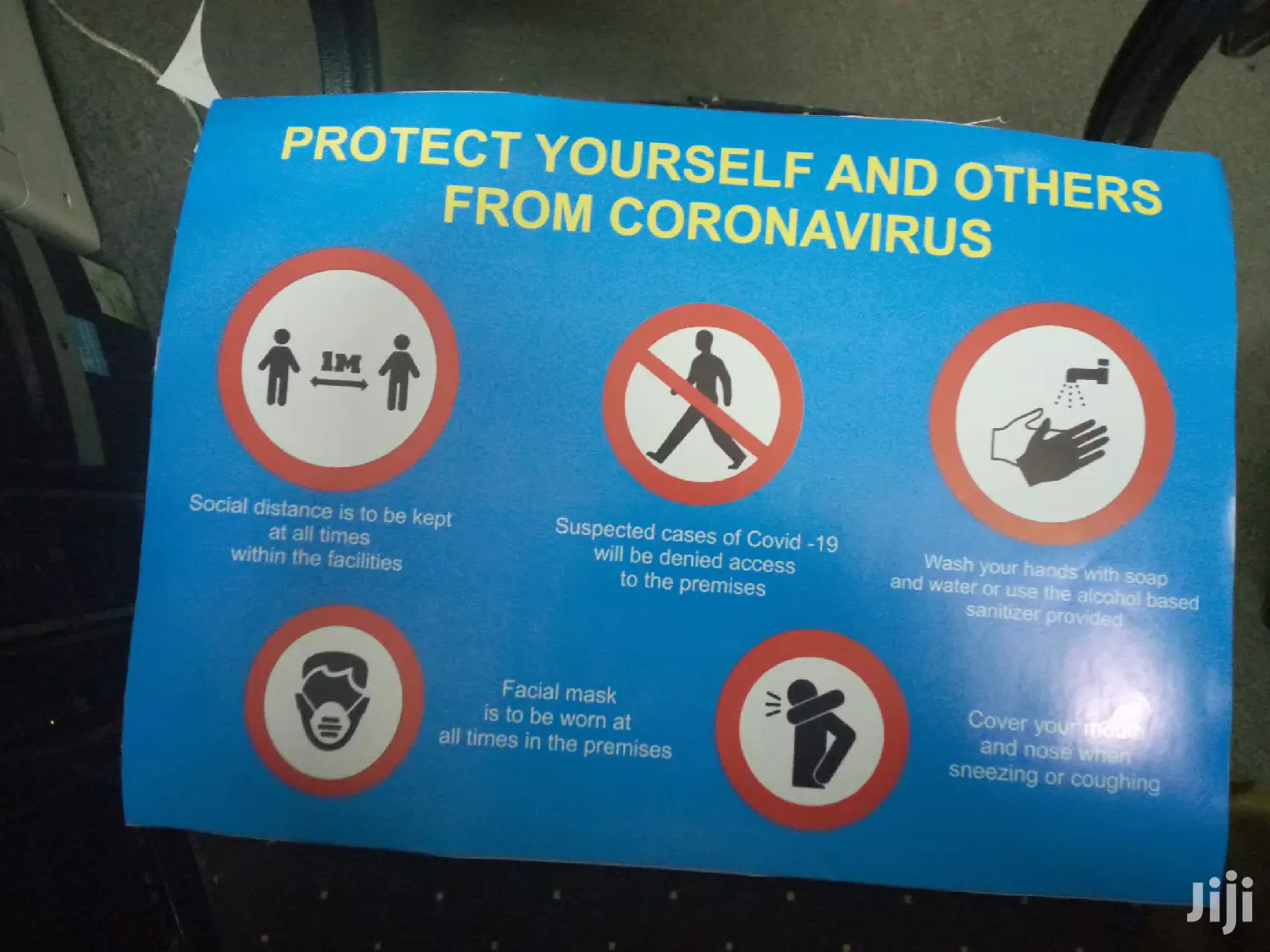 Prevention Measures Stickers