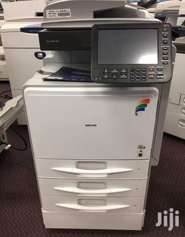 Colored Ricoh Aficio Mp C 300 Photocopier Machine