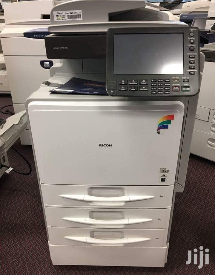 Colored Ricoh Aficio Mp C 300 Photocopier Machine