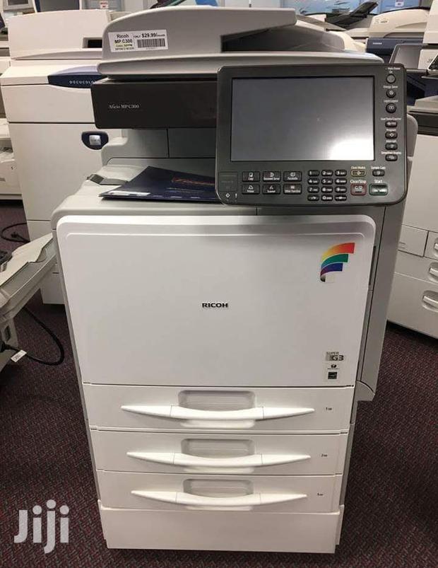 Colored Ricoh Aficio Mp C 300 Photocopier Machine