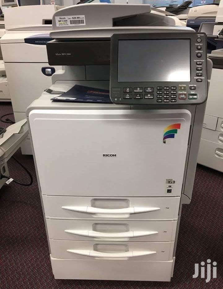 Colored Ricoh Aficio Mp C 300 Photocopier Machine