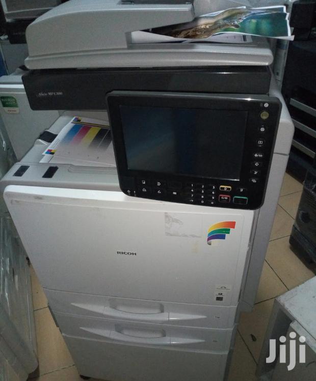 Colored Ricoh Aficio Mp C 300 Photocopier Machine - main view