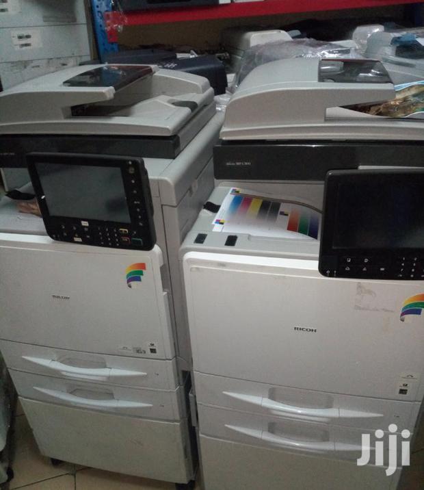 Colored Ricoh Aficio Mp C 300 Photocopier Machine