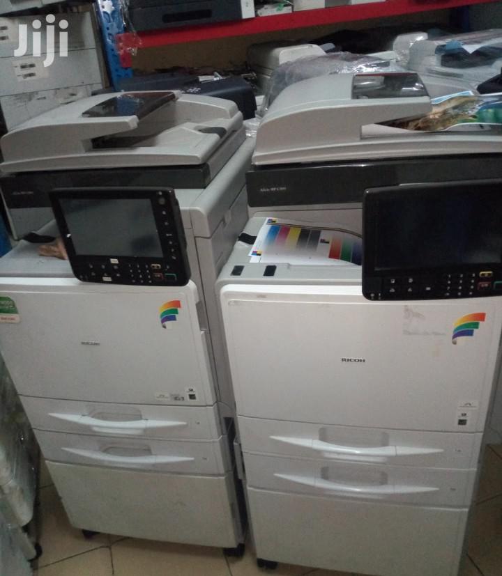 Colored Ricoh Aficio Mp C 300 Photocopier Machine