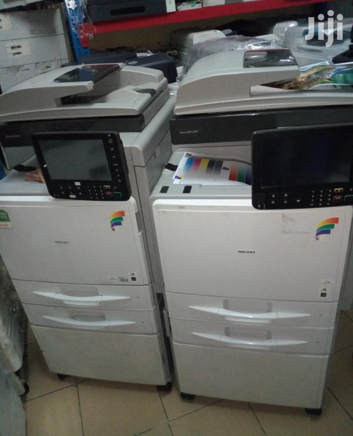 Colored Ricoh Aficio Mp C 300 Photocopier Machine