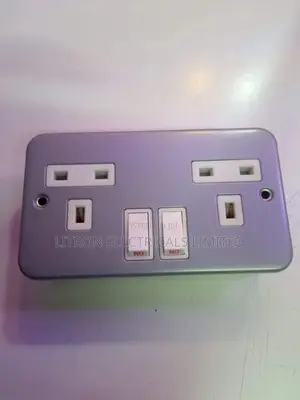 Mettalic Double Sockets