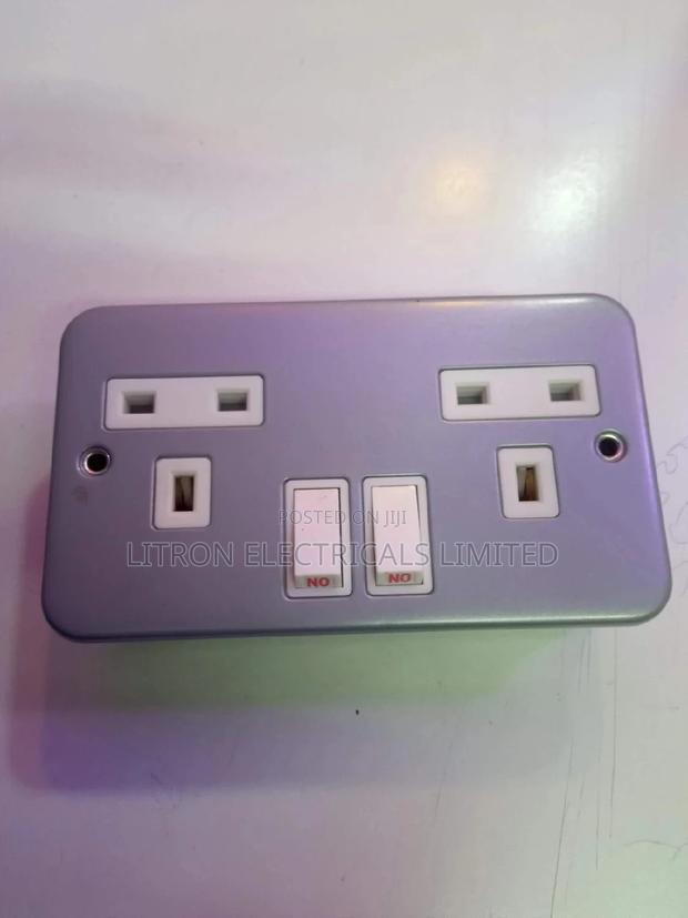 Mettalic Double Sockets - main view