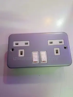 Mettalic Double Sockets