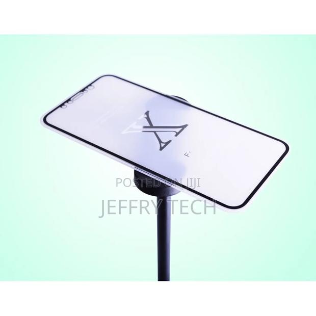 Anti-Glare Glass Screen Protector iPhone XS Max - Black - thumbnail 2