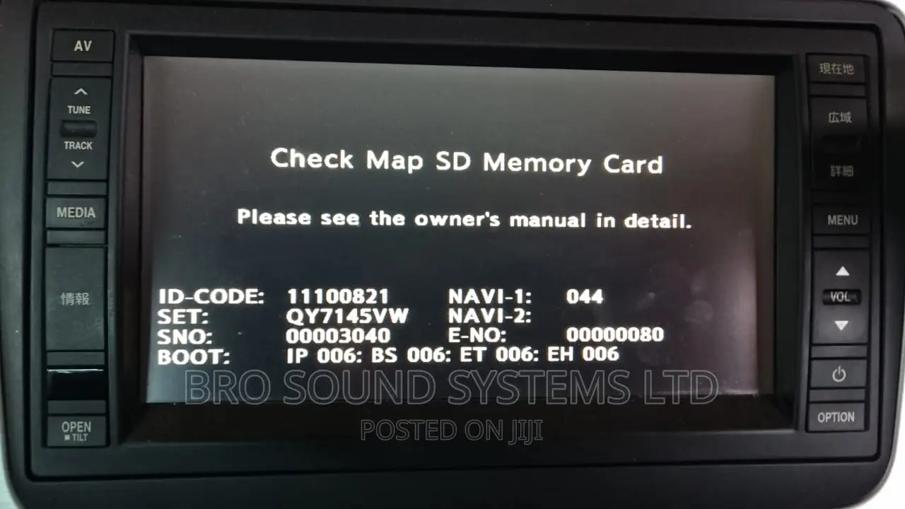 Radio Map Navigation Sd Card Software Password Erc Code