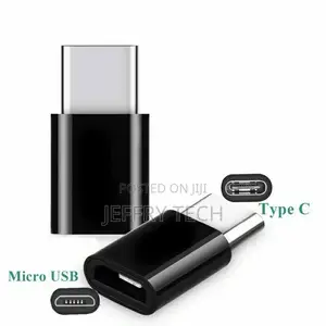 Micro Usb Adapter Female To Socket Type-c 3.1 Male Black Fr