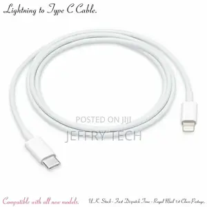 Lightning to USB Type C Fast Charger Cable Data Sync for Iph