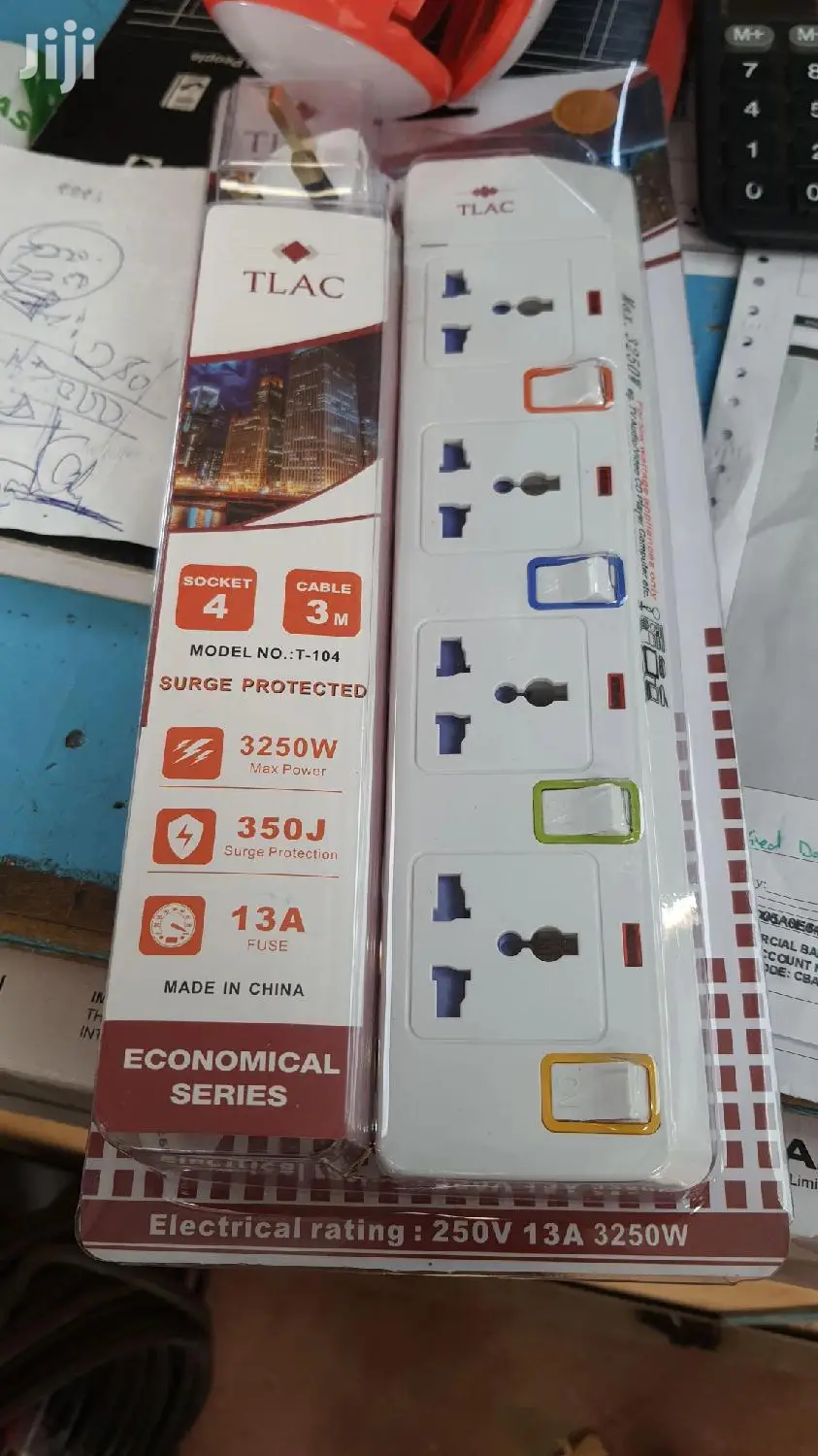 Extension Socket + Surge Protector.
