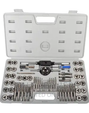 60-Pieces Tap and Die Set Metric and SAE Standard