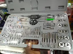 60-Pieces Tap and Die Set Metric and SAE Standard