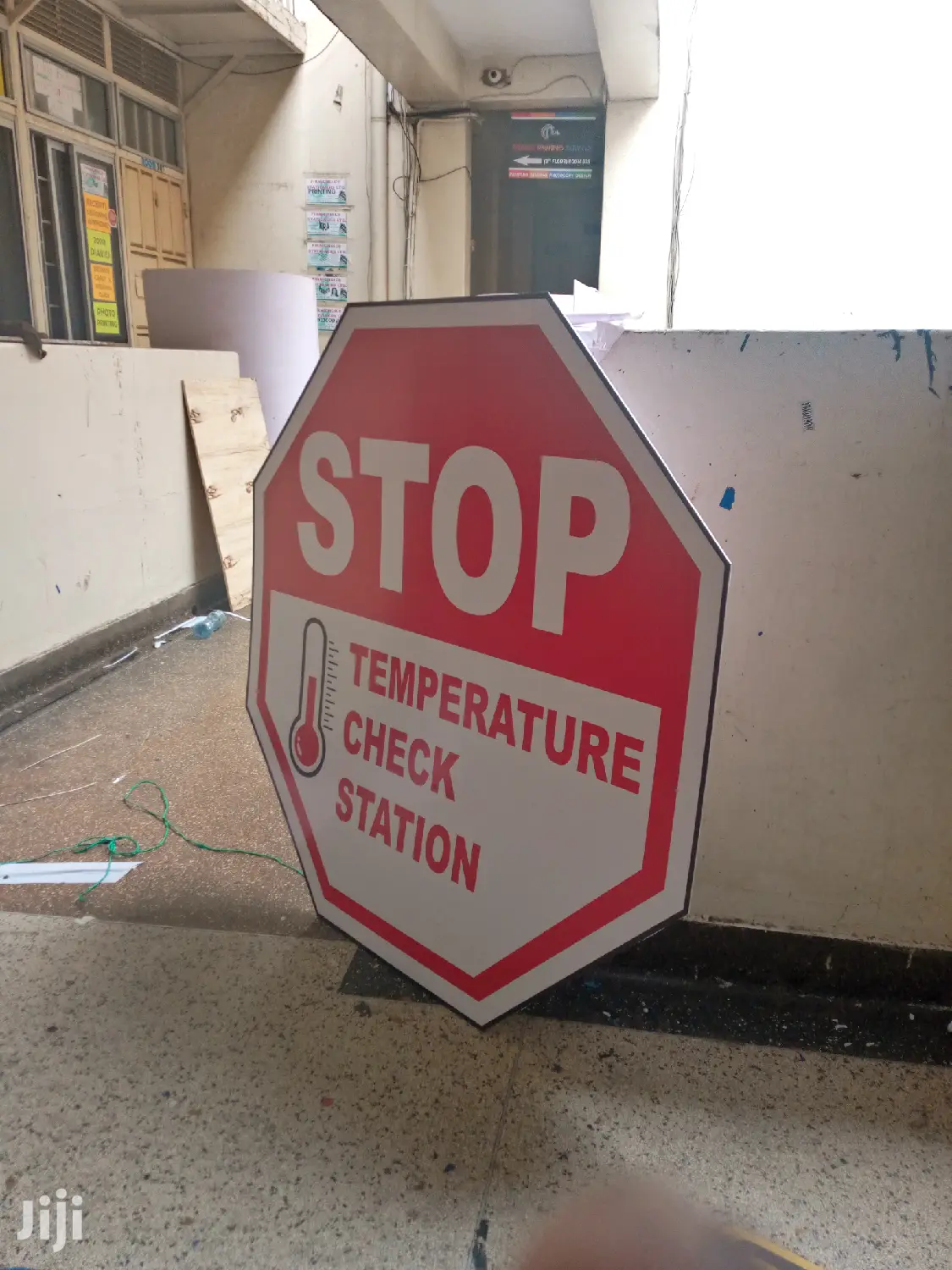 Temperature Check Signage