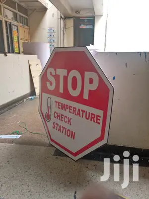 Temperature Check Signage