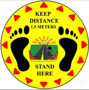 School Stand Here Stickers