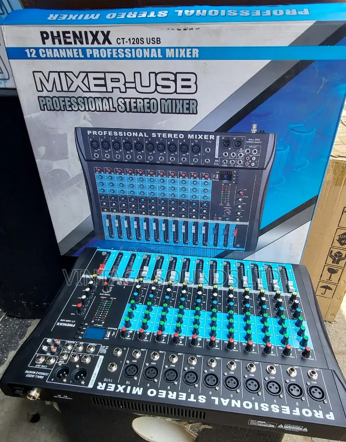 12 Channel Professional Live Mixer