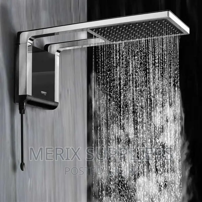 Lorenzetti Acqua Storm | Black Chrome Rain Shower Head