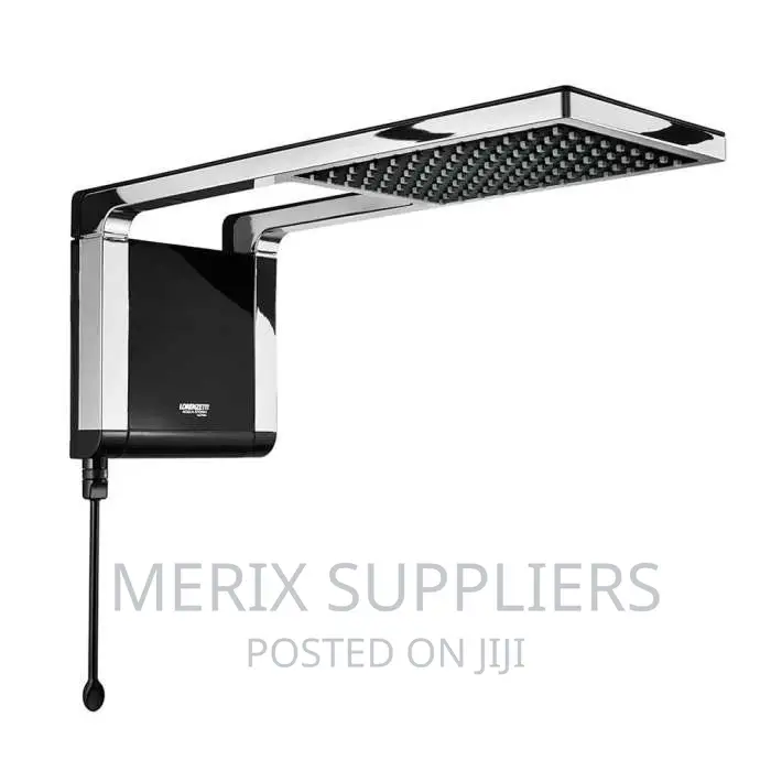 Lorenzetti Acqua Storm | Black Chrome Rain Shower Head