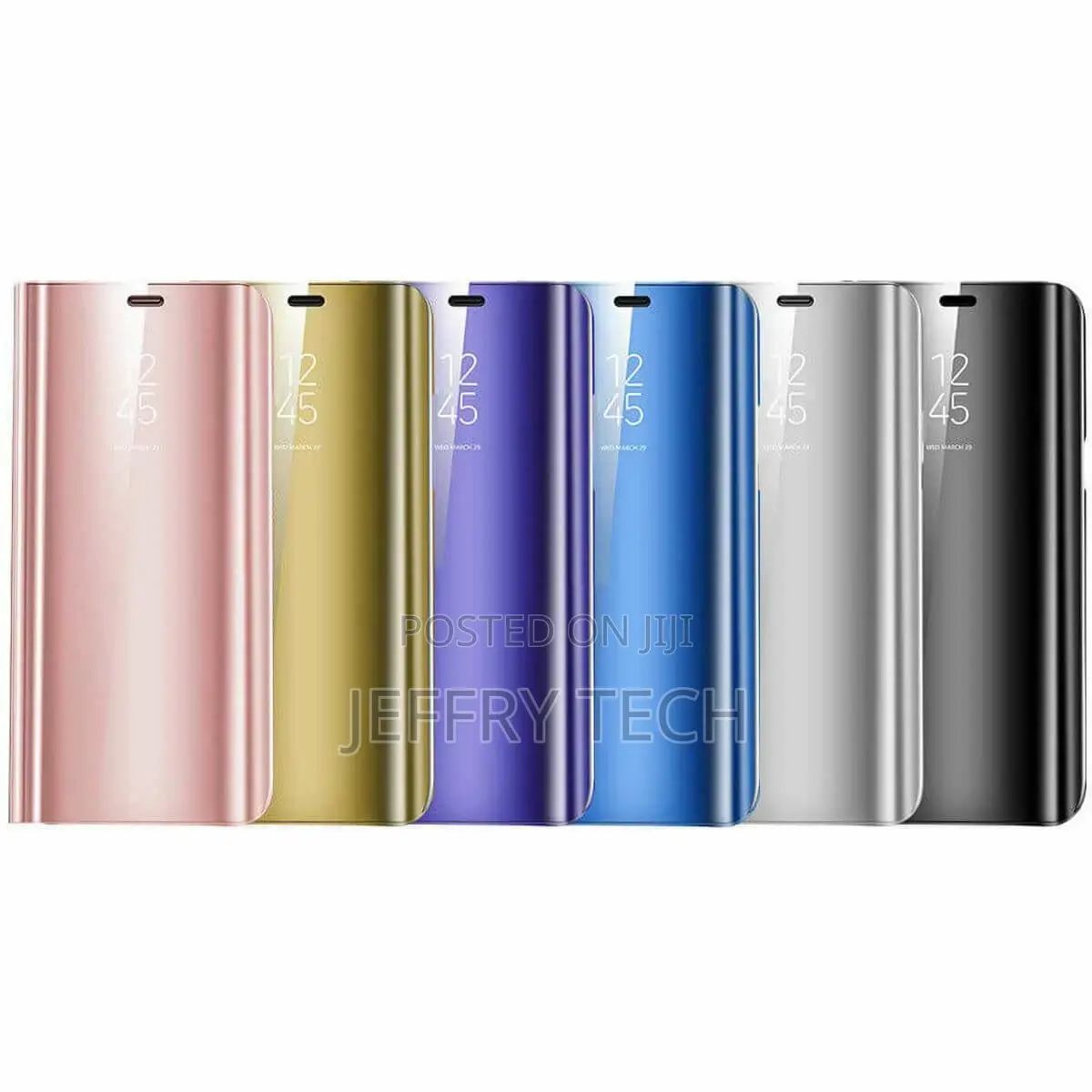 Case For Huawei P20 Pro Lite Plus P10 View Mirror Flip Stand