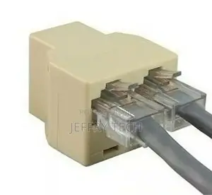 RJ45 CAT 5 6 LAN Ethernet Splitter Connector Adapter PC