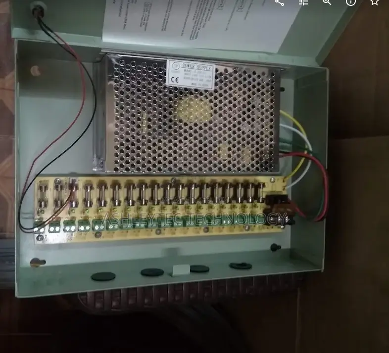 CCTV Camear Power Supply 12v 30 Amps With A Fuse