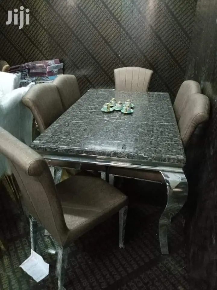 Executive Marble 6 Seater Dining Table