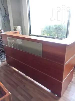 2.2m Brown Reception Table