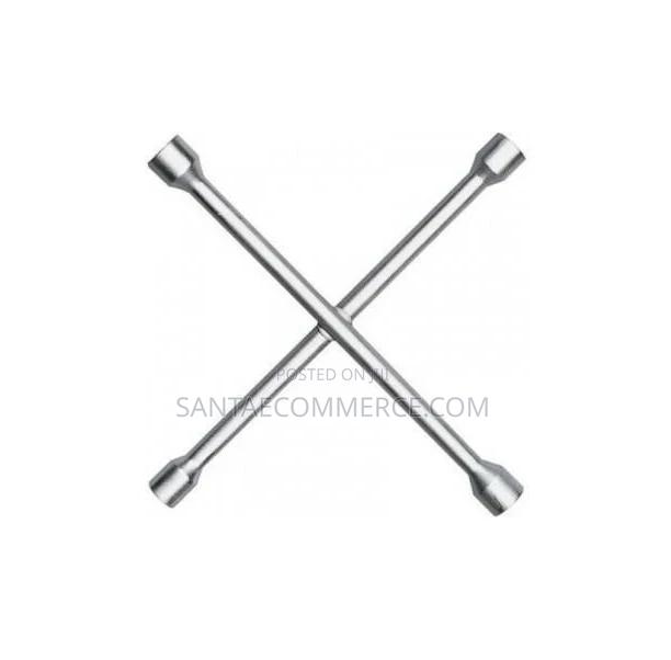 4 Way Cross Car Wheel Nut Lug Wrench Spanner Tool