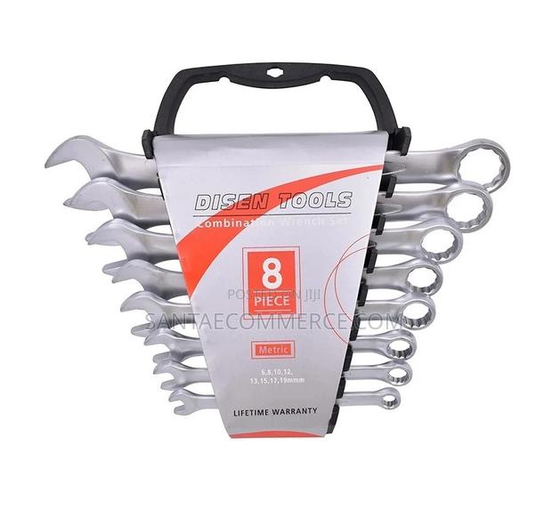 8 PCS Disen Tools 6-22mm Combination Wrench Spanner Set