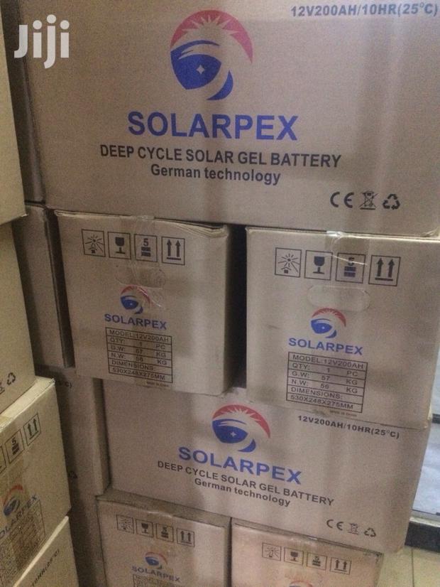 Gel Type Deep Cycle Solar Batteries - main view