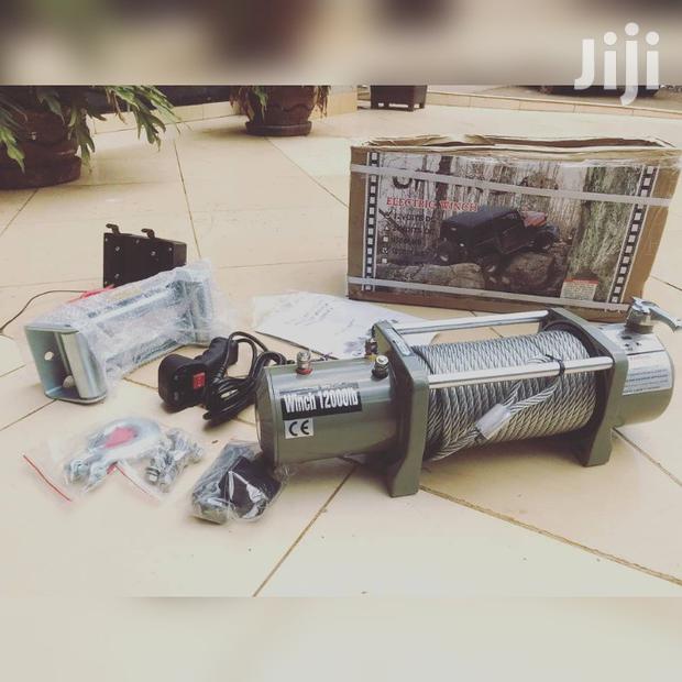 Electric Car Winch 12000lbs/ 6ton Vehicle Use