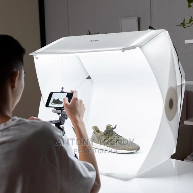 6 Backdrops Photography Lightbox +2 Row LED