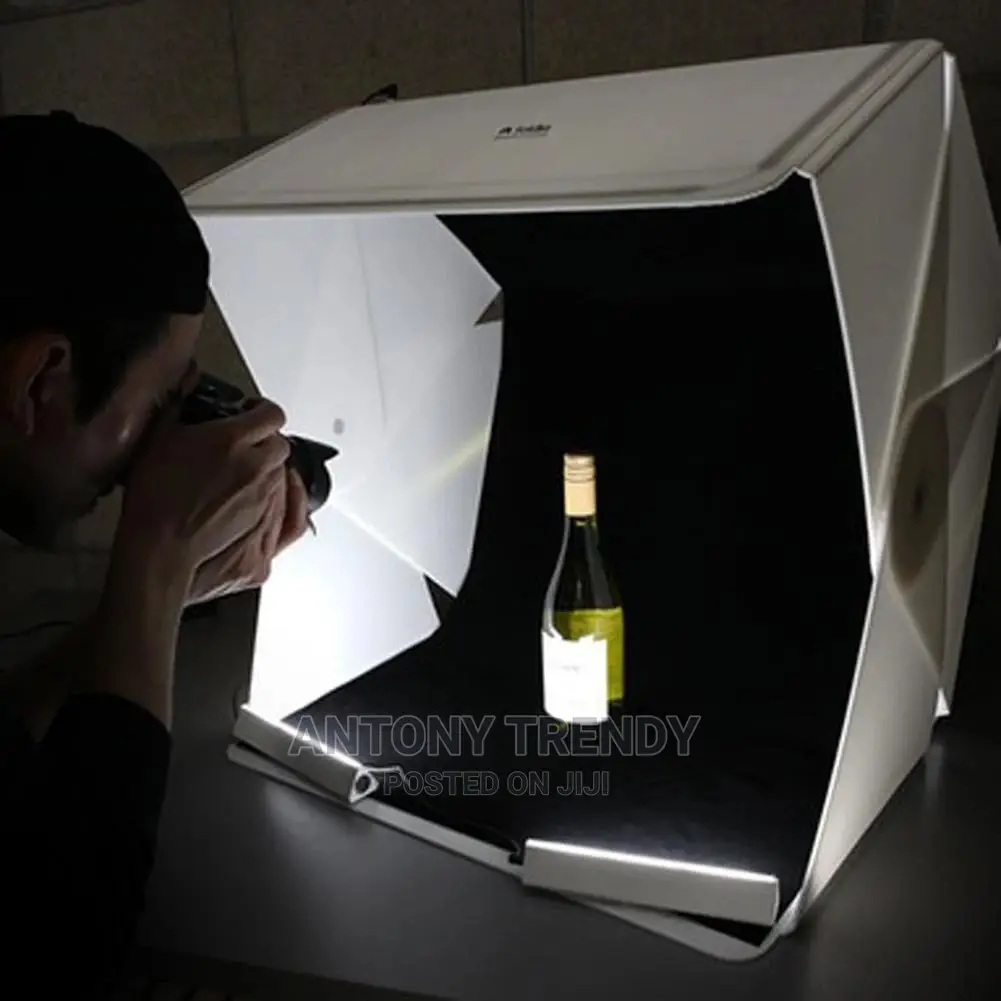 6 Backdrops Photography Lightbox +2 Row Led