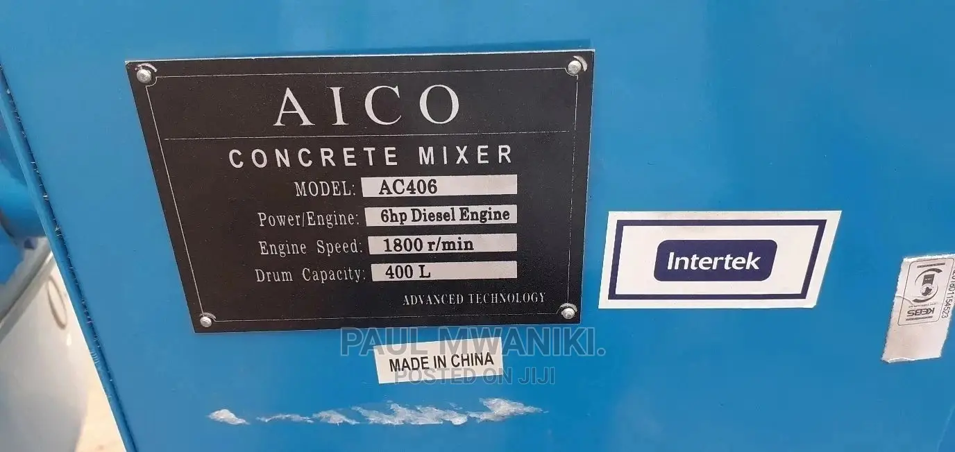 Aico Concrete Mixer