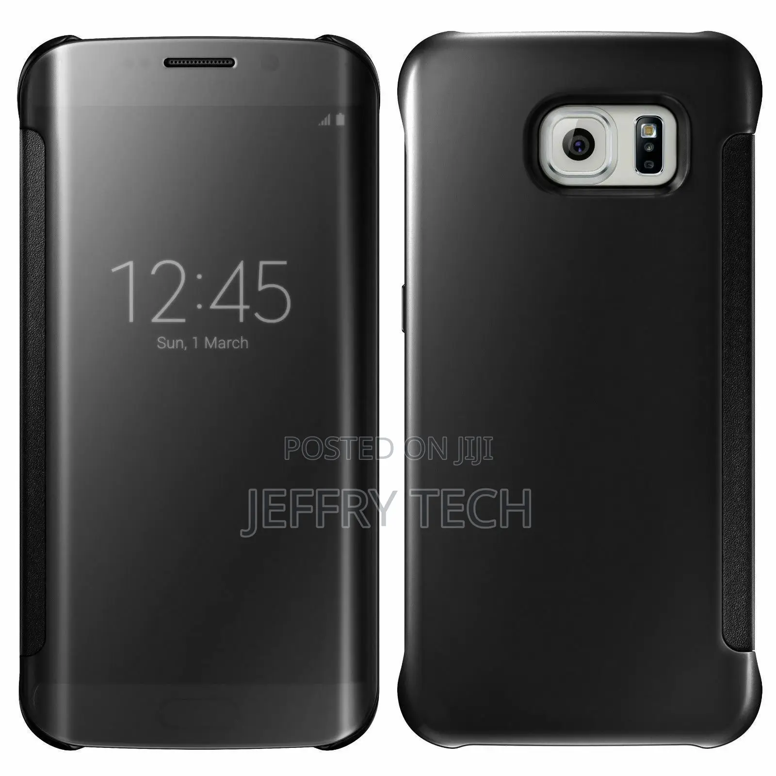 Samsung GALAXY S7 S8 S9 S9+ Mirror Flip Case Cover Wallet Wi