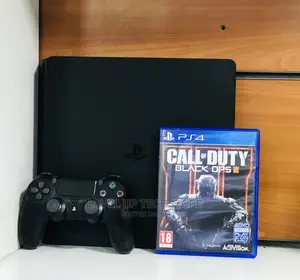 PS4 Slim 500gb Ex Uk Preowned Console With Black Ops 3 Game
