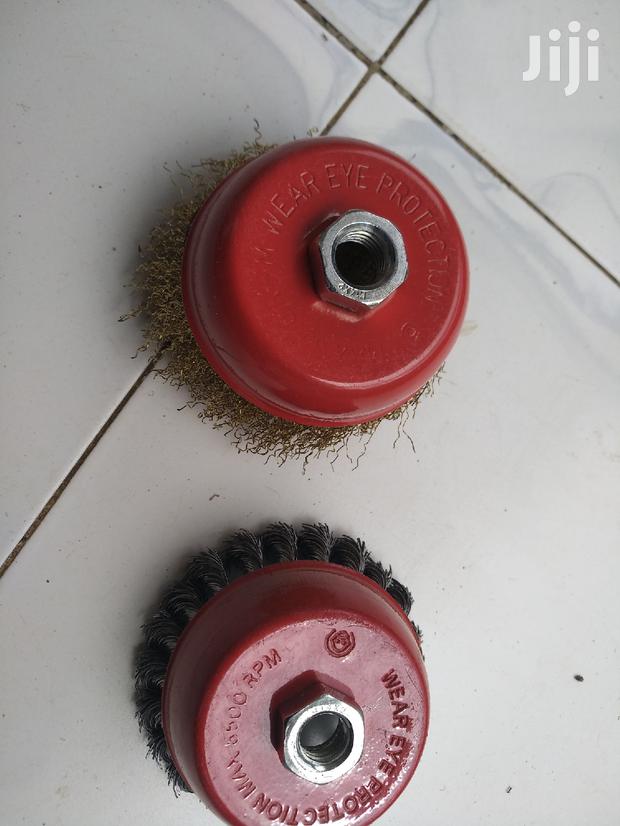 4" Hard Wire Grinder Cup Brush - thumbnail 4