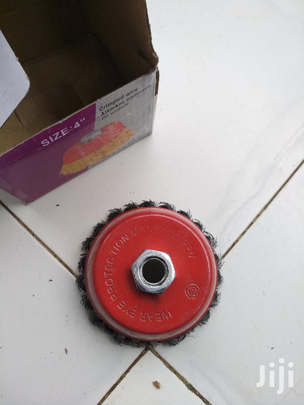 4" Hard Wire Grinder Cup Brush - thumbnail 5