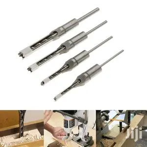 Square Hole Drill Mortising Chisel 6pcs