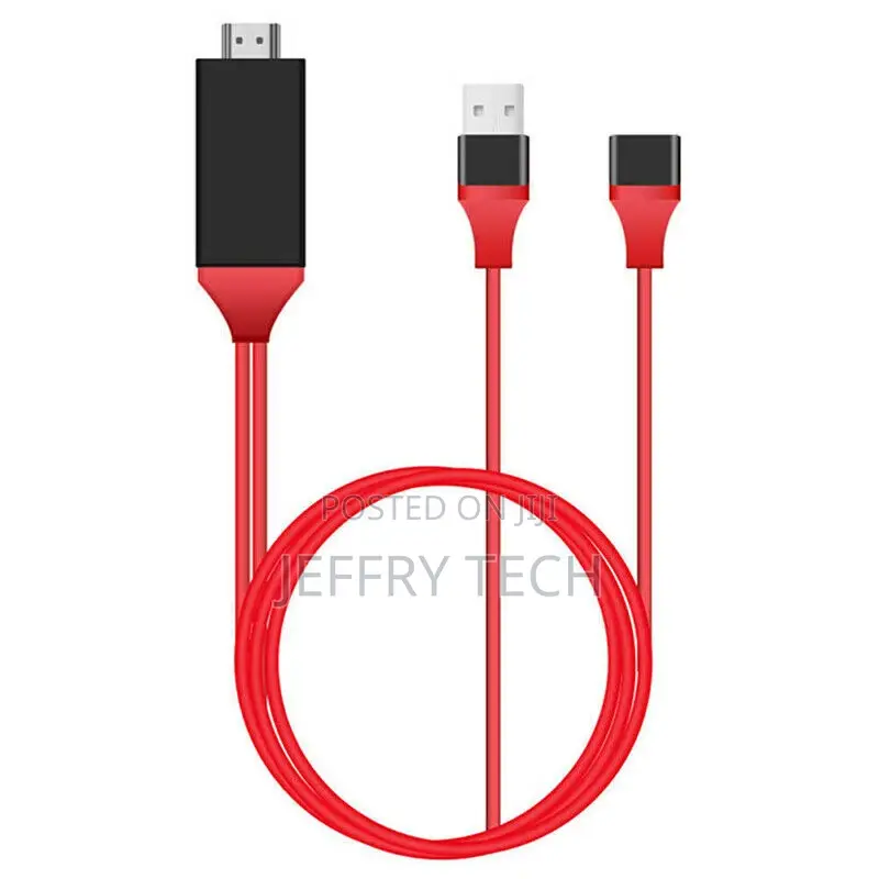 USB To HDMI Mirroring Cable Phone To HDTV Adapter For Ios/A