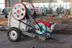 PE150*250 250*400 Diesel Jaw Crusher