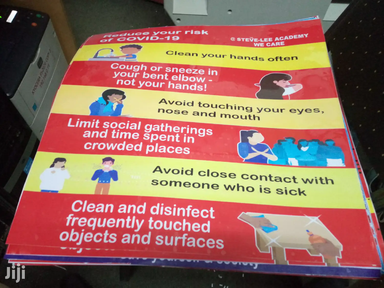 Precautions For Corona Stickers
