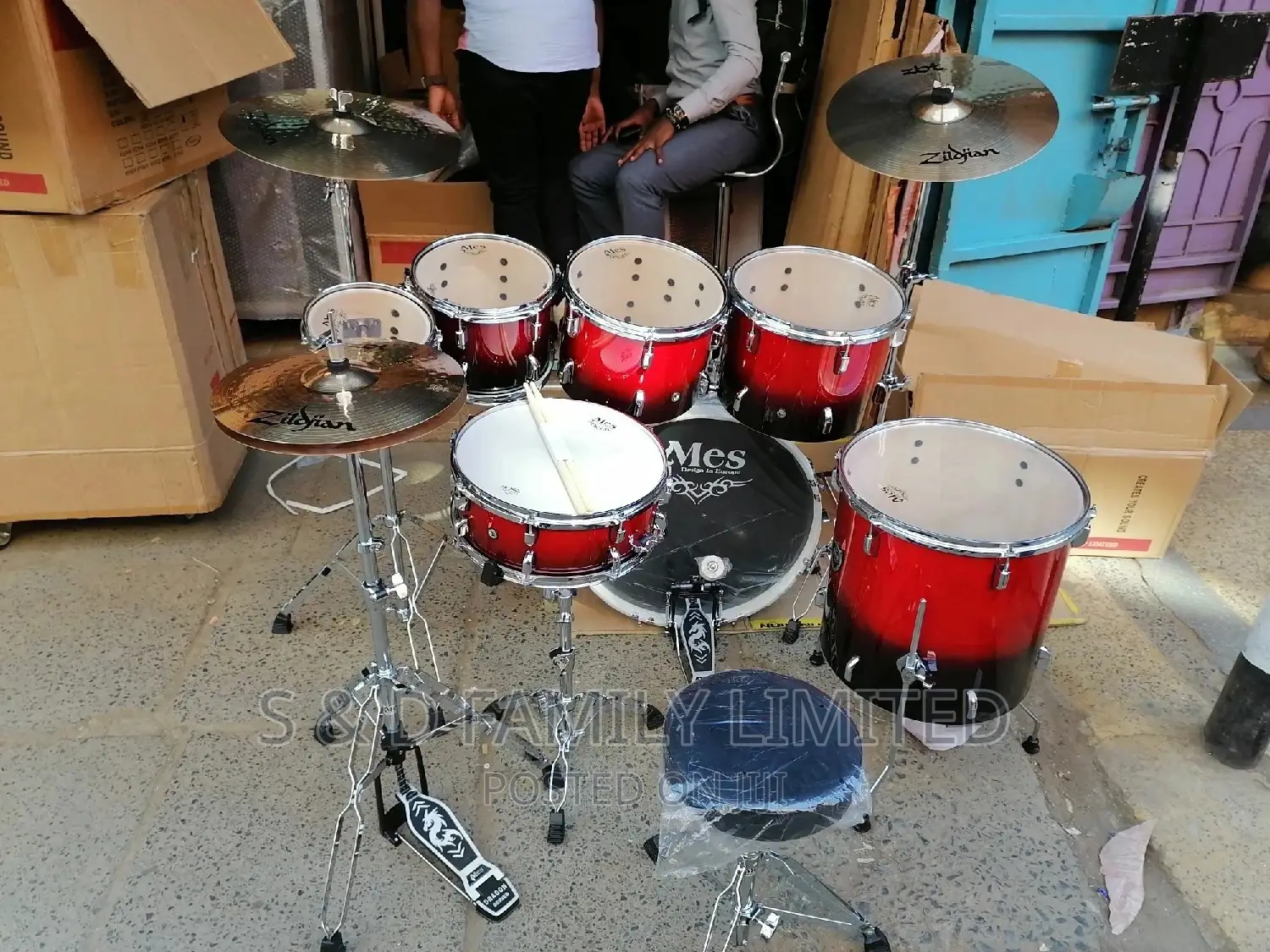 Mes 7 Piece Drumset Available