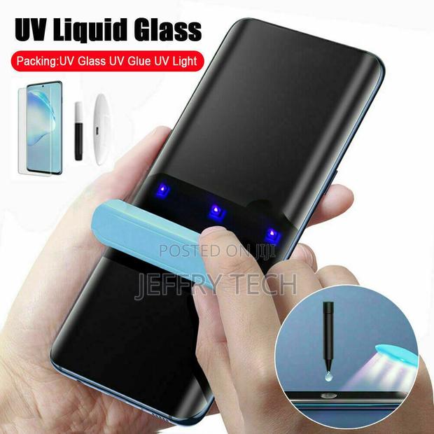 Samsung Galaxy S9 UV Tempered Glass Full Liquid Glue Screen - thumbnail 3