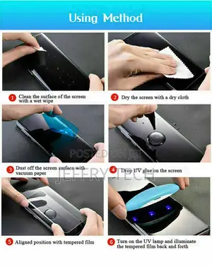 Samsung Galaxy S9 UV Tempered Glass Full Liquid Glue Screen